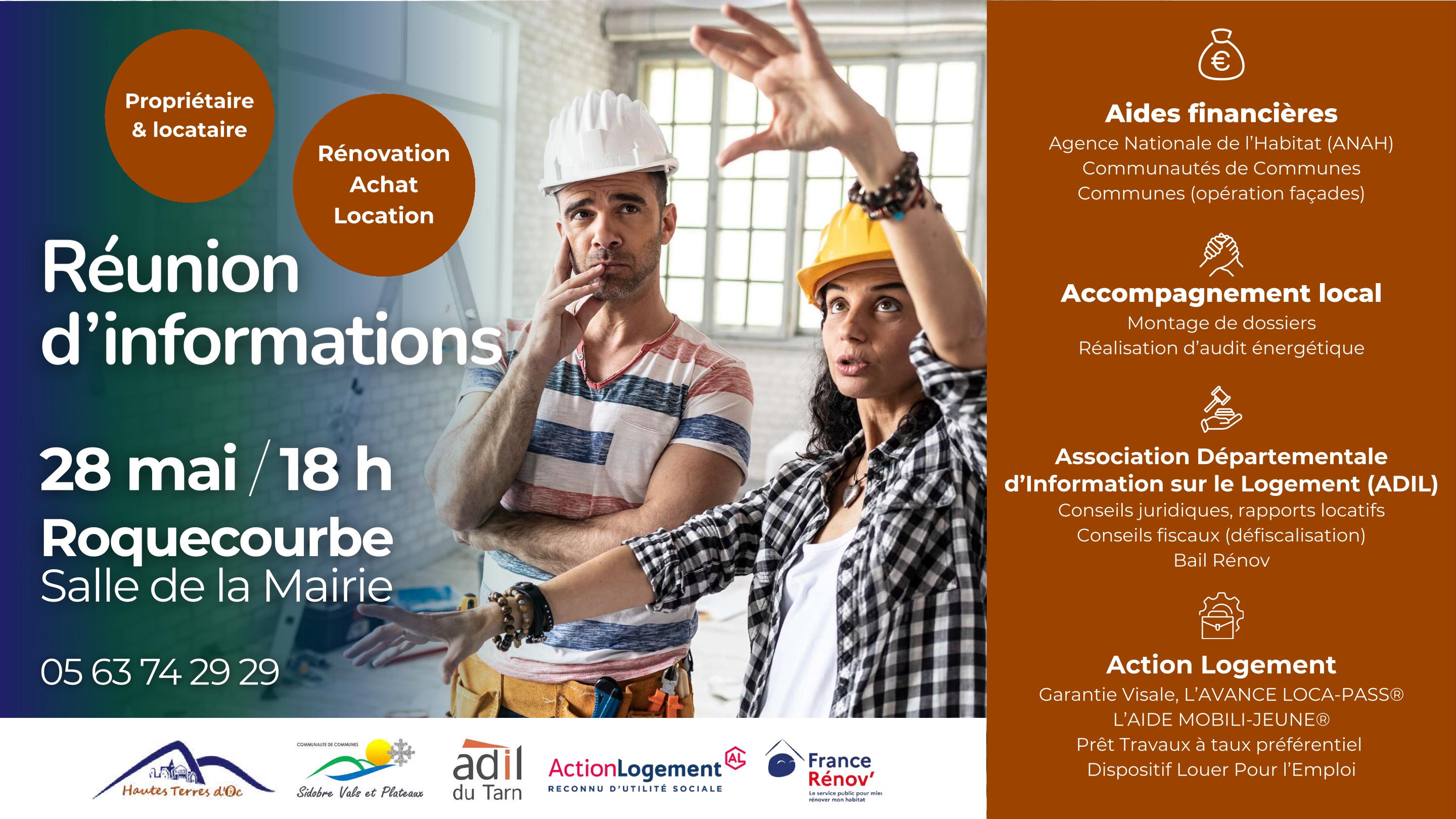 reunion information Hautes Terres d'Oc