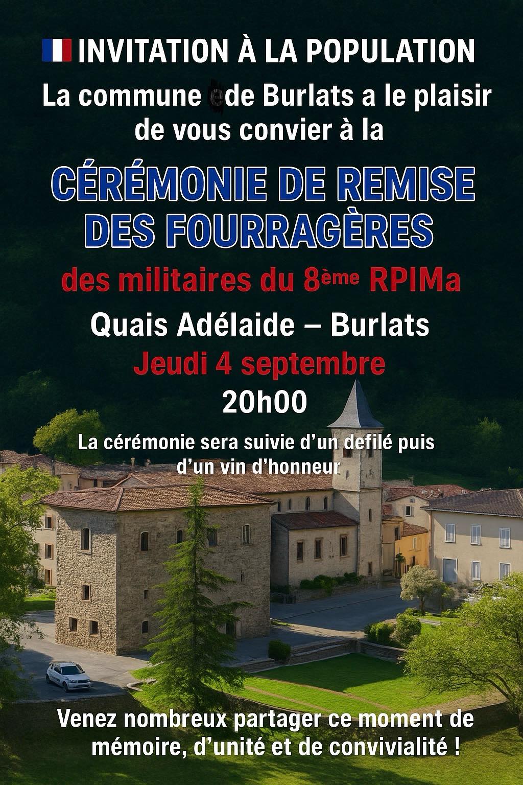 remise de fourragères 