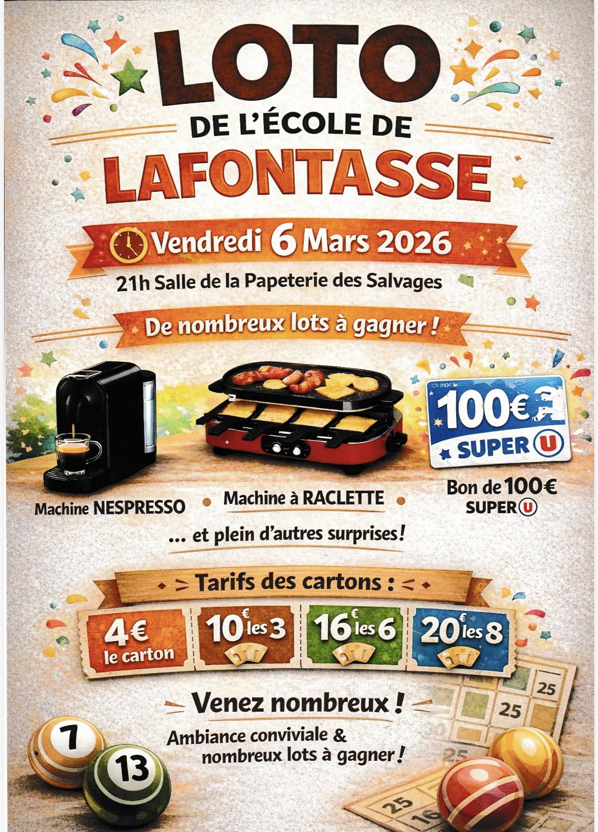 loto école lafontasse