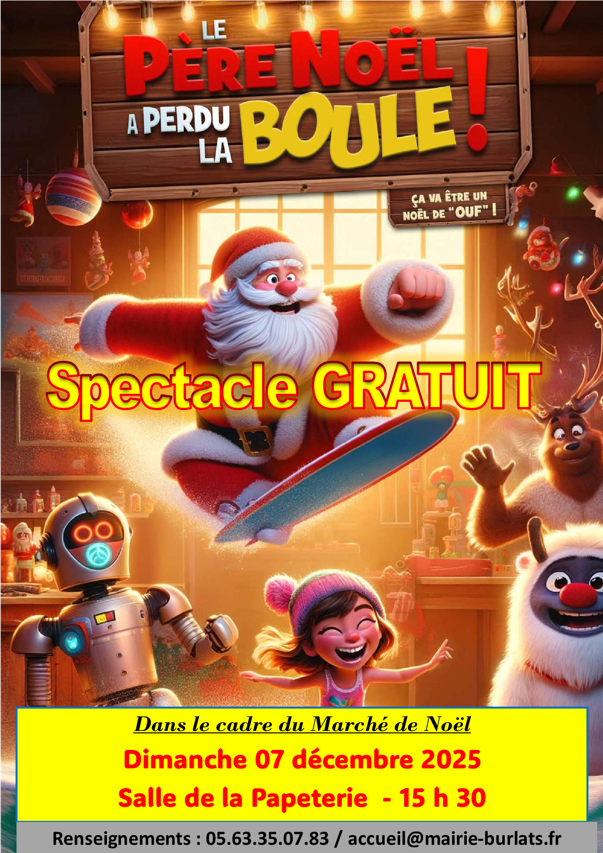 spectacle de noël 2025