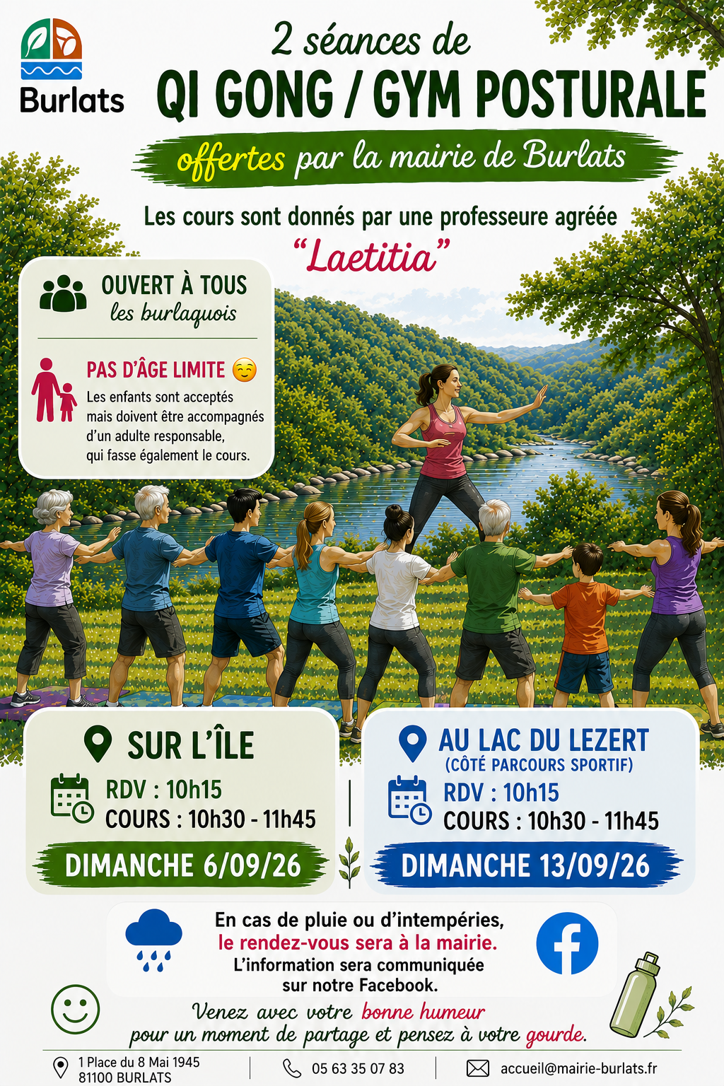 Séances de QI GONG/GYM POSTURALE