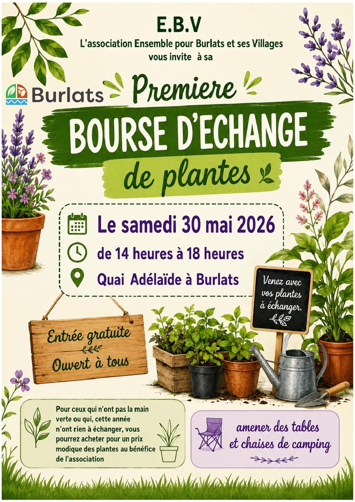 bourse échange plantes