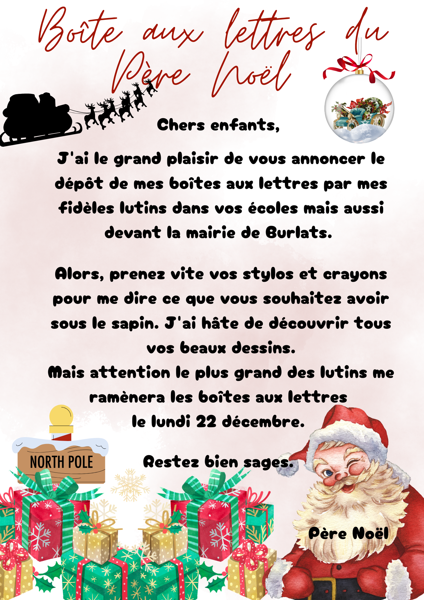boite  aux lettres noel 2025