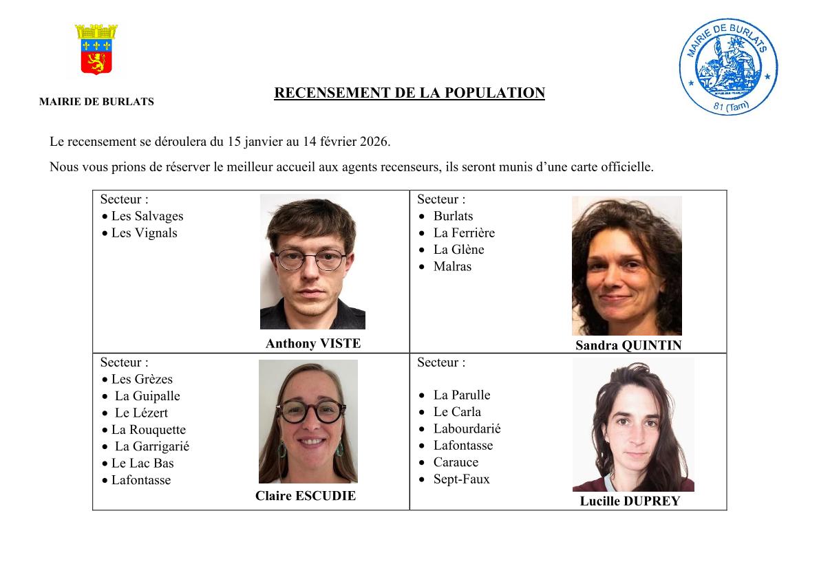 information agent recenseurs par secteur 2026