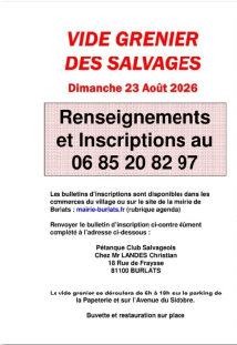 VIDE GRENIERS 23.08.26